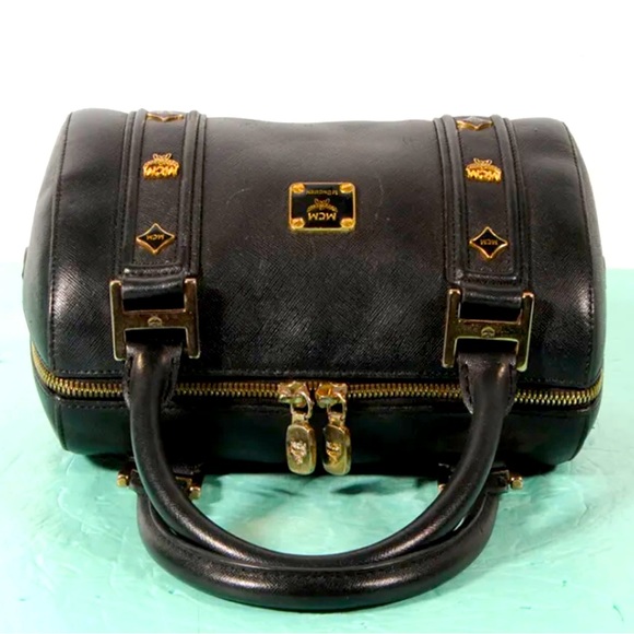 MCM Leather Tote Bag Authentic + Dust Bag ❤️❤️❤️ - Picture 11 of 11